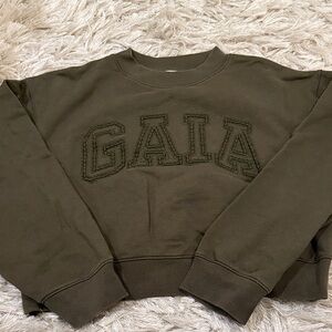 Cult Gaia X Gap sweatshirt - Olive Green GAIA Sweatshirt